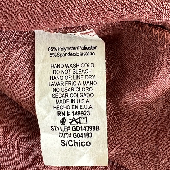 Windsor Shine on Ruched Glitter Mini Dress Rose Gold Sz: Small - Picture 11 of 11